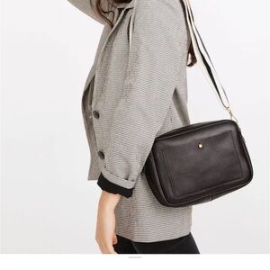 Madewell Black Camera Crossbody Bag